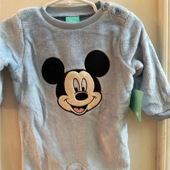 NWT Disney Mickey Mouse Footed Romper - Picture 5 of 8